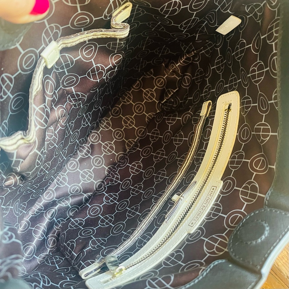 HENRI BENDEL West 57th Hobo Crescent File Messenger Black Leather Crossbody Bag - Picture 15 of 16
